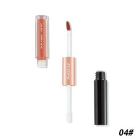 CL021 Double Head Non-stick Cup Lip Gloss (Option: 4)