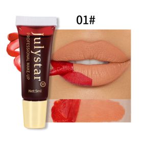 Matte Peel-Off Lip Stain, Long-Lasting Lip Tattoo Tint, Transfer-Proof & Waterproof Lip Gloss For Women (Option: 1)